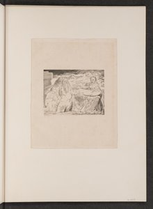Job pokárán svými přáteli, 1825. od William Blake
