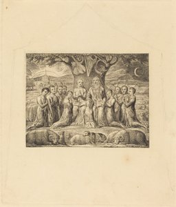 Job a jeho rodina od William Blake