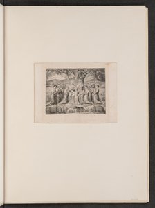 Job a jeho rodina, 1825. od William Blake
