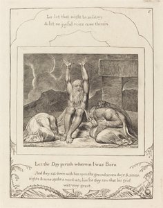 Jobovo zoufalství, 1825. od William Blake