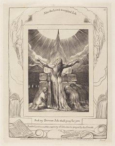 Jóbova oběť od William Blake