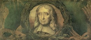 John Milton, n. 1800-03 (tempera kankaalle) od William Blake