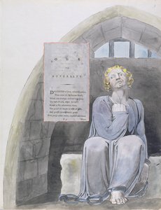 Óda na protivenství, návrh 37 z „Básně Thomase Graye“ od William Blake