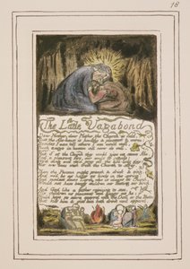 S.124-1950.pt46 Malý tulák: deska 46 z Songs of Innocence and of Experience (kopie R) c.1802-08 (lept, inkoust a wc) od William Blake