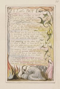 S.124-1950.pt53 A Little Boy Lost: plate 53 from Songs of Innocence and of Experience (kopie R) c.1802-08 (lept, inkoust a wc) od William Blake
