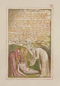S.125-1950.pt52 To Tirzah: deska 52 z Songs of Innocence and of Experience (kopie AA) c.1815-26 (lept, inkoust a wc) od William Blake