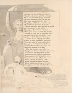 Deska 41 (strana 92): „Když je víra ctností, rozum ji činí“ od William Blake