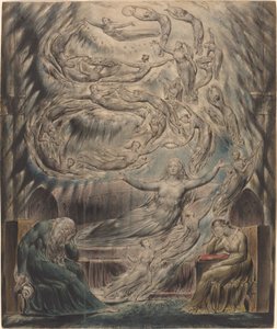 Sen královny Katherine od William Blake