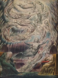 Sen královny Katherines, c1825 od William Blake