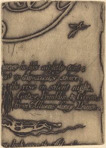 Restrikce z fragmentu zrušené desky pro "A Prophecy" od William Blake