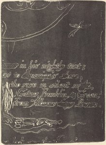 Restrike z fragmentu zrušené desky pro A Prophecy, 1793. od William Blake