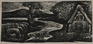 Sabrinina stříbřitá povodeň, z Vergiliových pastorálů od William Blake