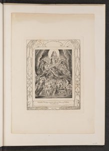 Satan před Božím trůnem od William Blake