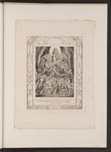 Satan před Božím trůnem od William Blake