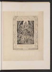 Satan před Božím trůnem od William Blake