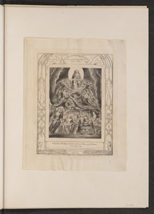 Satan před Božím trůnem od William Blake