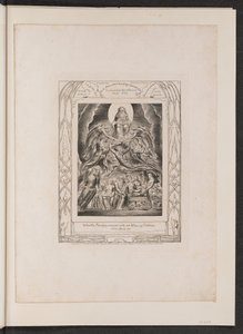 Satan před Božím trůnem od William Blake