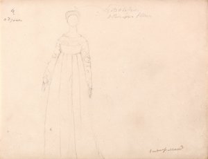 List ze Blake-Varley Skicáře z roku 1819, strany 27 a 28 od William Blake