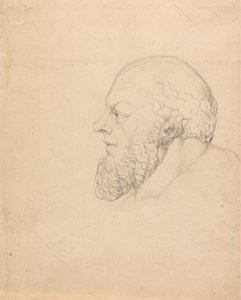 Sokrates, vizionářská hlava od William Blake
