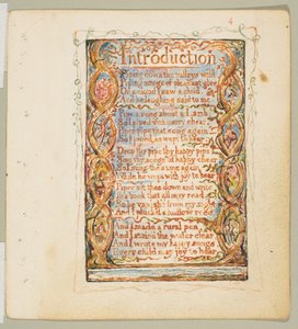 Songs of Innocence: Introduction, ca. 1825. od William Blake