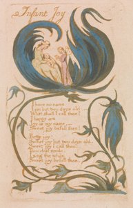 Songs of Innocence, Plate 14, %22 Infant Joy %22 (Bentley 25) od William Blake