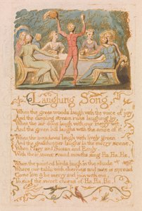Songs of Innocence, Plate 28, Laughing Song (Bentley 15) od William Blake