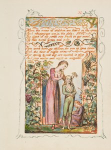 Songs of Innocence and of Experience: Nurses Song, ca. 1825. od William Blake