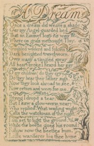 Songs of Innocence and of Experience, deska 14, "Laughing Song" (Bentley 15) od William Blake
