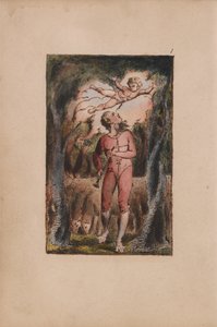 Songs of Innocence and of Experience, Plate 1, Innocence Frontispiece (Bentley 2) od William Blake