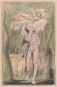Písně nevinnosti a zkušeností, deska 1, Frontispisce nevinnosti od William Blake