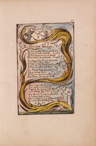 Písně nevinnosti a zkušeností, talíř 27, Božský obraz (Bentley 18) od William Blake