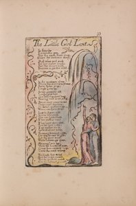 Písně nevinnosti a zkušeností, deska 33, Ztracená holčička (Bentley 34) od William Blake