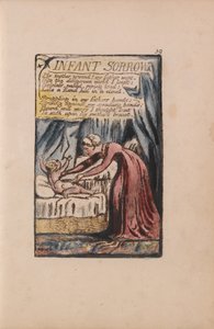 Písně nevinnosti a zkušeností, talíř 39, Infant Sorrow (Bentley 48) od William Blake