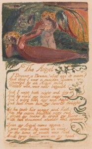 Songs of Innocence and of Experience, Plate 40, "The Angel" (Bentley 41) od William Blake