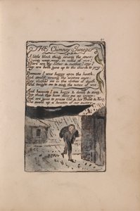 Songs of Innocence and of Experience, Plate 41, The Chimney Sweeper (Bentley 37) od William Blake