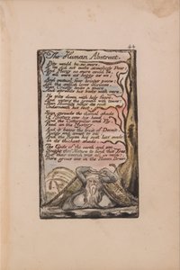 Písně nevinnosti a zkušeností, deska 44, The Human Abstract (Bentley 47) od William Blake