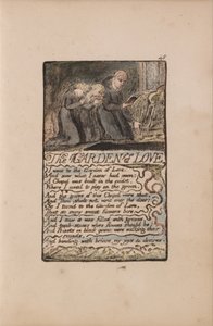 Songs of Innocence and of Experience, Plate 45, The Garden of Love (Bentley 44) od William Blake