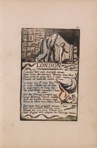 Songs of Innocence and of Experience, Plate 51, London (Bentley 46) od William Blake