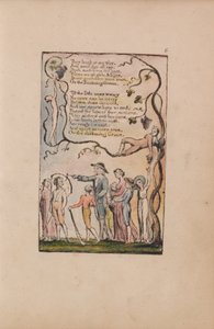 Písně o nevinnosti a zkušenosti, deska 6, The Ecchoing Green (Bentley 7) od William Blake