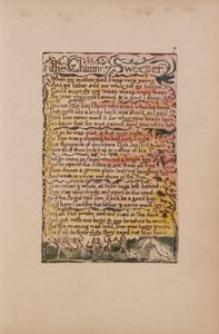 Songs of Innocence and of Experience, Plate 7, The Chimney Sweeper (Bentley 12) od William Blake