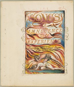 Songs of Innocence and of Experience, Showwing the Two Contrative States of the Human Sou..., ca. 1825. od William Blake