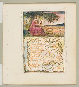 Songs of Innocence and of Experience: Spring, ca. 1825. od William Blake