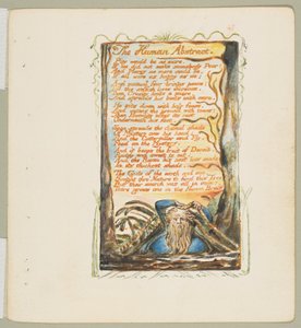 Songs of Innocence and of Experience: The Human Abstract, ca. 1825. od William Blake