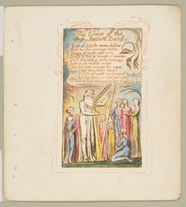 Songs of Innocence and of Experience: Voice of the Ancient Bard, ca. 1825. od William Blake