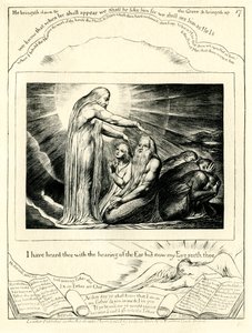 Kniha Job 42:5 od William Blake