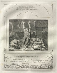 Kniha Jobova: č. 8, Nechť zahyne den, v němž jsem se narodil od William Blake