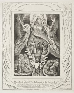 Kniha Job: Pl. 16, Naplnil jsi soud bezbožných od William Blake