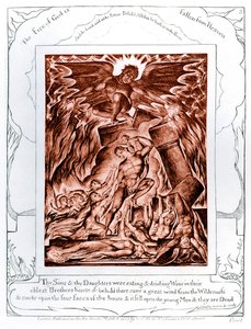 Ilustrace The Book of Job od Williama Blakea od William Blake