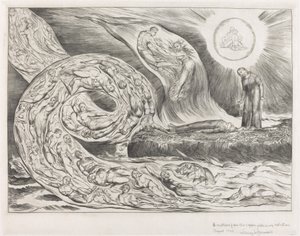 Kruh chtivých: Paolo a Francesca od William Blake
