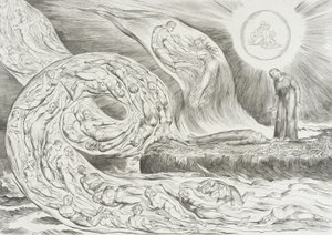 Kruh smilníků: Paolo a Francesca od William Blake